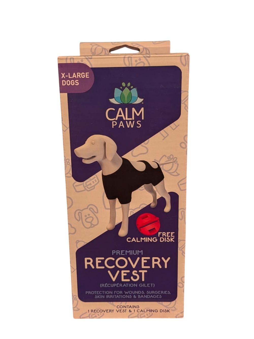 Calm Paws Recovery Vest XL